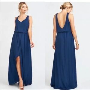 Show Me Your Mumu Kendall Blue Maxi Dress